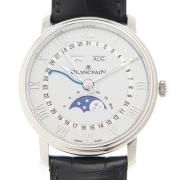 Blancpain Herrklocka 6654A-1127-55B Villeret Vit/Läder Ø40 mm