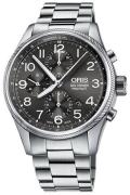 Oris Herrklocka 01 774 7699 4063-07 8 22 19 Aviation Grå/Stål Ø44