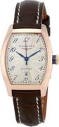 Longines Damklocka L2.142.8.73.4 Evidenza Silverfärgad/Läder