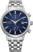 Citizen Herrklocka CA7060-88L Chrono Blå/Stål Ø42 mm