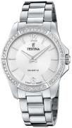 Festina Damklocka F20593-1 Mademoiselle Silverfärgad/Stål Ø34.5 mm