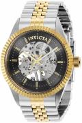 Invicta Herrklocka 36439 Specialty Svart/Gulguldtonat stål Ø43 mm