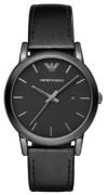 Emporio Armani Herrklocka AR1732 Luigi Svart/Läder Ø41 mm