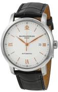 Baume & Mercier Herrklocka MOA10075 CLASSIMA Silverfärgad/Läder