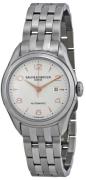 Baume & Mercier Damklocka M0A10150 Clifton Silverfärgad/Stål