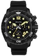 Bulova Herrklocka 98B243 Svart/Gummi Ø48 mm