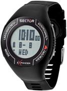 Sector Herrklocka R3251473001 Street LCD/Gummi Ø47 mm