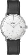 Junghans Damklocka 27/4105.02 Max Bill Vit/Läder Ø34 mm