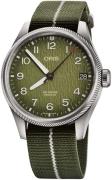 Oris Herrklocka 01 751 7761 4187-Set Big Crown Grön/Textil Ø41 mm