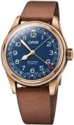 Oris 01 754 7741 3165-07 5 20 58BR Big Crown Blå/Läder Ø40 mm