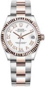 Rolex Damklocka 278271-0001 Datejust 31 Vit/18 karat roséguld Ø31 mm