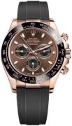 Rolex Herrklocka 116515LN-0041 Cosmograph Daytona Brun/Gummi Ø40 mm