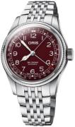 Oris Herrklocka 01 754 7741 4068-07 8 20 22 Aviation Röd/Stål Ø40