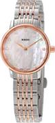 Rado Damklocka R22897923 Coupole Vit/Roséguldstonat stål Ø27 mm