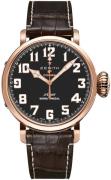 Zenith Herrklocka 18.2430.679-27.C721 Pilot Svart/Gummi Ø45 mm