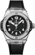 Hublot Damklocka 485.SX.1170.RX.1204 Big Bang 33Mm Svart/Gummi Ø33 mm