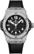 Hublot Damklocka 485.SX.1170.RX.1604 Big Bang 33Mm Svart/Gummi Ø33 mm