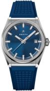 Zenith Herrklocka 95.9000.670-51.R790 Defy Classic Blå/Gummi Ø41 mm