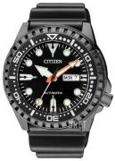 Citizen Herrklocka NH8385-11EE Svart/Gummi Ø46 mm