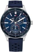 Tommy Hilfiger Herrklocka 1791635 Blå/Gummi Ø44 mm