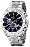 Festina Herrklocka F16488-3 Sport Svart/Stål Ø46 mm