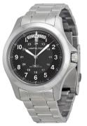 Hamilton Herrklocka H64455133 Khaki King Svart/Stål Ø40 mm