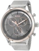 Hugo Boss Herrklocka 1513549 Chronograph Grå/Stål Ø42 mm