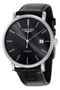 Longines Herrklocka L4.910.4.72.2 Grande Classique Grå/Läder Ø39 mm