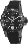 Longines Herrklocka L3.784.4.56.9 Hydroconquest Svart/Gummi Ø43 mm