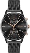 Hugo Boss Herrklocka 1513811 Associate Svart/Stål Ø42 mm