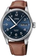 Oris Herrklocka 01 752 7760 4065-07 5 22 07LC Aviation Blå/Läder