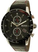 Hugo Boss Herrklocka 1513390 Rafale Svart/Läder Ø45 mm