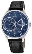 Festina Herrklocka F16985-3 Blå/Läder Ø41 mm