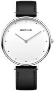 Bering 14839-404 Classic Vit/Läder Ø39 mm