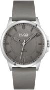 Hugo Boss Herrklocka 1530185 First Grå/Läder Ø43 mm