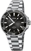 Oris Herrklocka 01 400 7769 4154-07 8 22 09PEB Aquis Svart/Stål