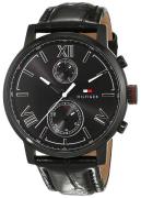 Tommy Hilfiger Herrklocka 1791310 Alden Svart/Läder Ø44 mm