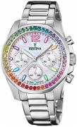 Festina Damklocka F20606-2 Boyfriend Vit/Stål Ø39 mm