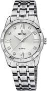 Festina Damklocka F16940-A Silverfärgad/Stål Ø33 mm