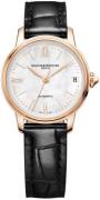 Baume & Mercier Damklocka MOA10598 Classima Vit/Läder Ø31 mm