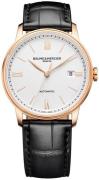 Baume & Mercier Herrklocka MOA10597 Classima Vit/Läder Ø39 mm