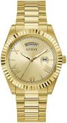 Guess Herrklocka GW0265G2 Gulguldstonad/Gulguldtonat stål Ø42 mm