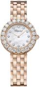 Chopard Damklocka 10A178-5606 Diamond Hour Vit/18 karat roséguld