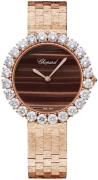 Chopard Damklocka 10A419-5623 Diamond Hour Brun/18 karat roséguld