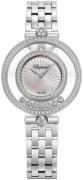 Chopard Damklocka 209426-1202 Happy Diamonds Silverfärgad/18 karat