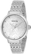 Invicta Damklocka 31938 Wildflower Silverfärgad/Stål Ø36 mm