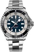 Breitling Herrklocka A17376211C1A1 Superocean Automatic 44 Blå/Stål