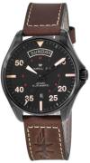 Hamilton Herrklocka H64605531 Khaki Svart/Läder Ø42 mm