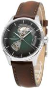 Hamilton Herrklocka H32675560 Jazzmaster Grön/Läder Ø40 mm