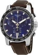 Tissot Herrklocka T125.617.16.041.00 T-Sport Blå/Läder Ø45.5 mm